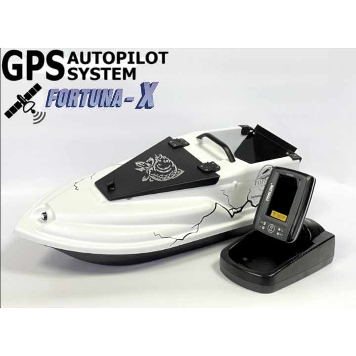 Кораблик для рыбалки Фурия Фюжн с GPS (Fortuna-X) и Эхолотом Toslon TF520