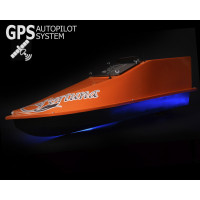 GPS (V3_3+1), Кораблик для прикормки Фортуна (15000 mAh) Оранжевый