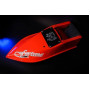 Кораблик для прикормки Фортуна (34000 mAh) з ехолотом Lucky 918 Красный