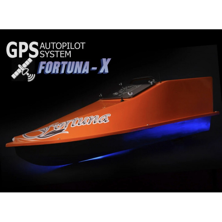 Кораблик Фортуна з GPS автопілотом Fortuna X на 27000mAh Помаранчевий