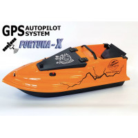 Кораблик для рыбалки Фурия Фюжн с GPS (Maxi Cortex) помаранчевий