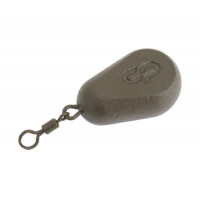 Грузило Carp Pro Flat Pear Weedy Green 35g
