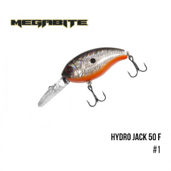 Воблер Megabite Hydro Jack 50 F 50mm 9.01g до 3m 1
