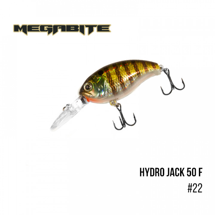 Воблер Megabite Hydro Jack 50 F 50mm 9.01g до 3m 22