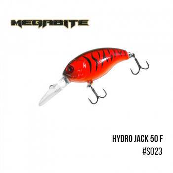Воблер Megabite Hydro Jack 50 F 50mm 9.01g до 3m S023