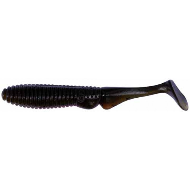 Силикон Jackall Ammonite Shad 3" Maruhata Black/Pumpkin 8шт