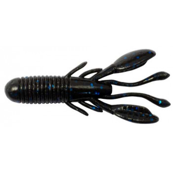 Силикон Jackall Cover Craw 2" Black/Blue Flake, 12 шт.