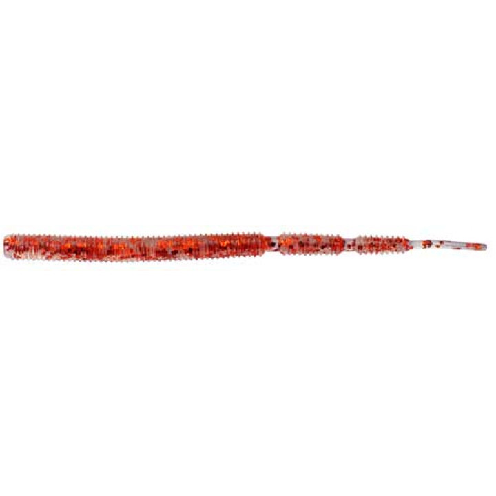 Силикон Jackall Mebaru Bushi Long 3" Clear Red Flake 10шт