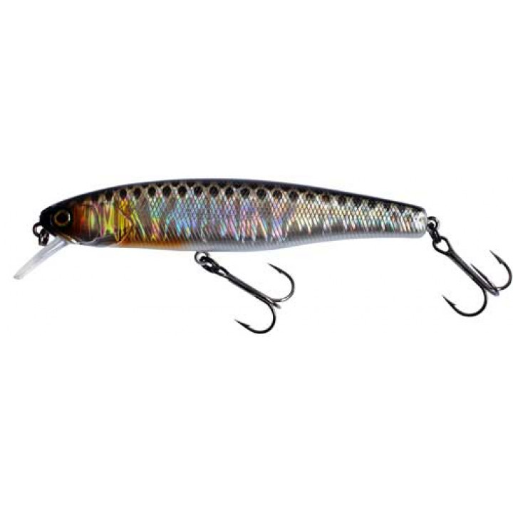 Воблер Jackall Smash Minnow 100SP 100мм 16,6г HL Silver & Black