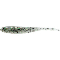 Силикон Jackall I Shad 2.8" Dark Thunder/Clear Silver 10шт
