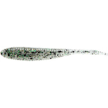 Силикон Jackall I Shad 2.8" Dark Thunder/Clear Silver 10шт