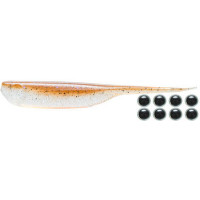 Силикон Jackall Jazzy Fish 3” Brown Wakasagi 8шт.