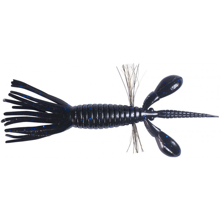 Силикон Jackall Pine Shrimp 2" Black Blue Flake 6шт.