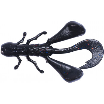 Силикон Jackall Vector Bug 2.5" Black Candy 8шт