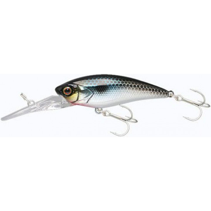 Воблер Jackall D-Bill Shad 55MR 5.8g HL Bora Silver & Black Floating