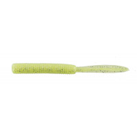 Силикон Jackall Peke Peke 2" SQ Glow Chartreuse Silver Flake 10 шт
