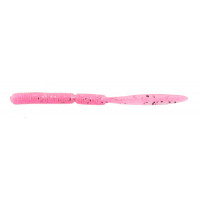 Силікон Jackall Peke Long 2.5” SQ Glow Pink Silver Flake 8 шт