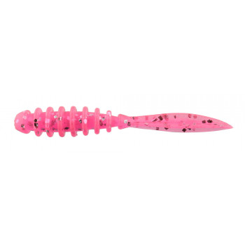 Силикон Jackall Peke Ring 2.0” Glow Pink Silver Flake 10 шт