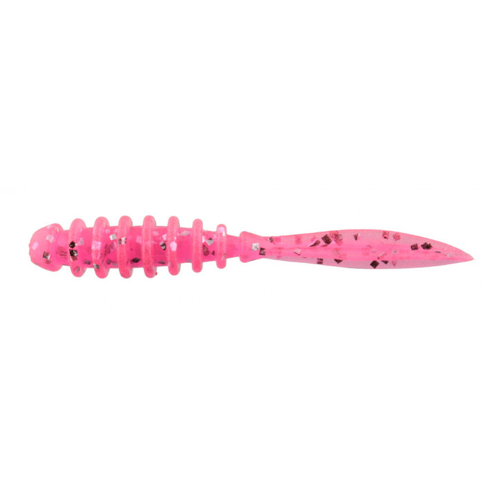 Силикон Jackall Peke Ring 2.0” Glow Pink Silver Flake 10 шт