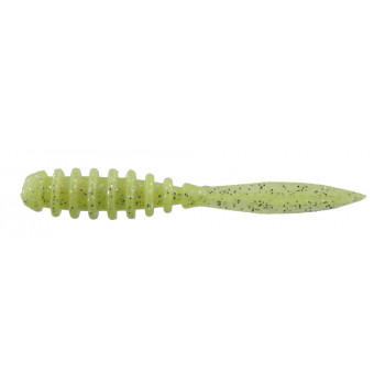 Силикон Jackall Peke Ring 2.0” Glow Chartreuse Silver Flake 10 шт