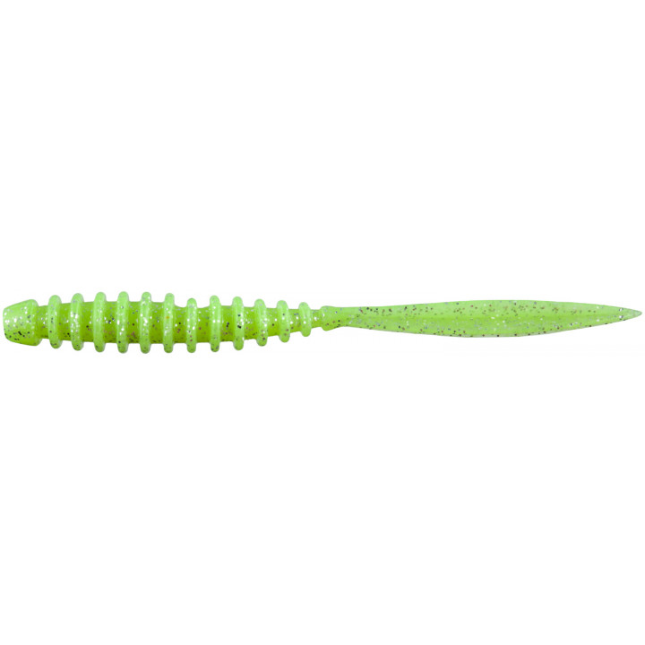 Силикон Jackall Peke Ring 2.5” Glow Chartreuse Silver Flake 8 шт