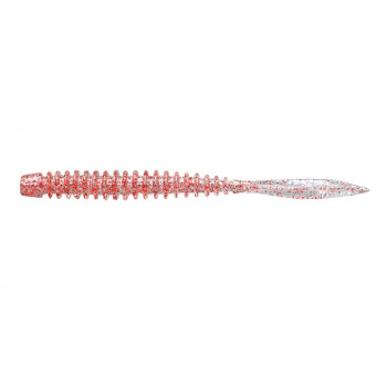 Силикон Jackall Peke Ring 3.0” Clear Red Flake 8 шт