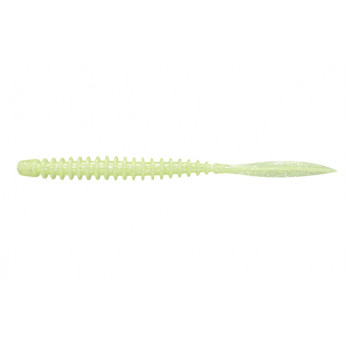 Силикон Jackall Peke Ring 3.0” Glow Chartreuse Silver Flake 8 шт