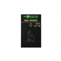 Кольца Korda Rig Ring 20шт. Large Oval