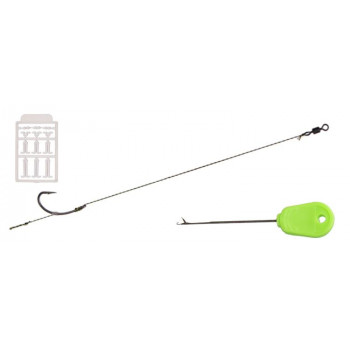 Комплект поводків Fishing ROI з голкою та стопорами hook 8245 3шт. 2