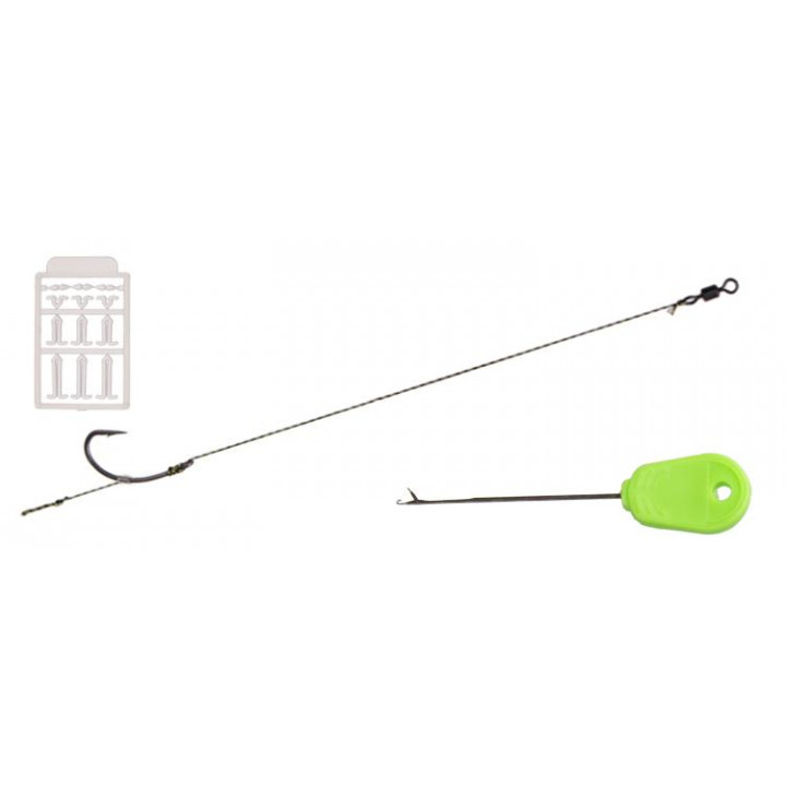 Комплект поводків Fishing ROI з голкою та стопорами hook 8245 3шт. 4