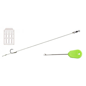 Комплект повідків Fishing ROI з голкою та стопорами hook 8340 3шт. 2