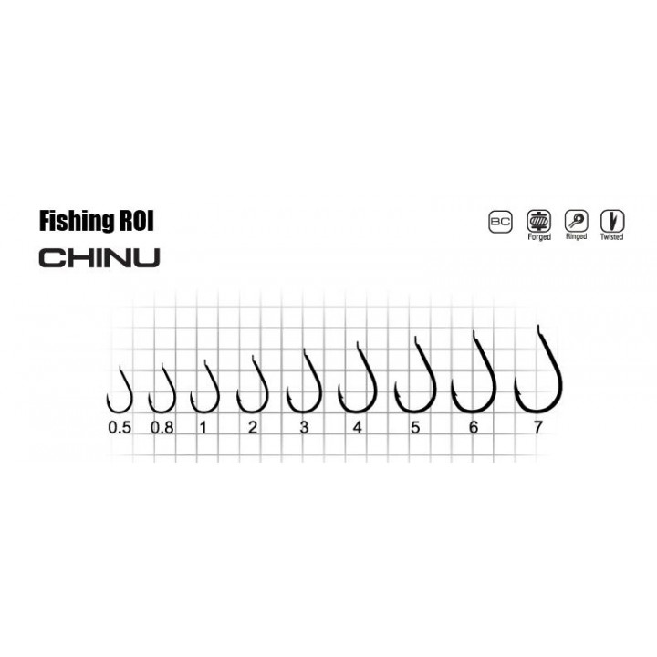 Крючки Fishing Roi Chinu 6