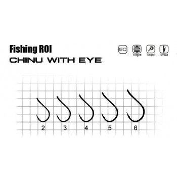 Гачки Fishing ROI Chinu with Eye 3