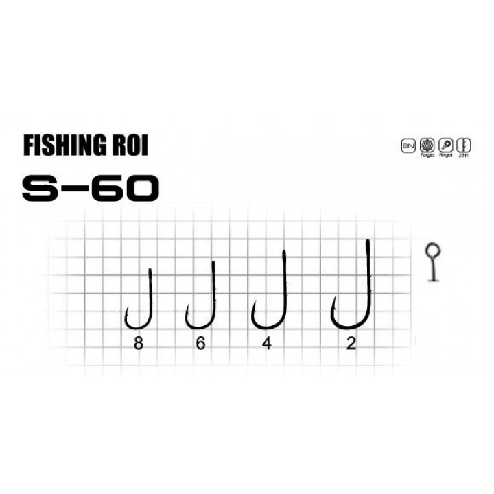 Крючки Fishing ROI S60 6