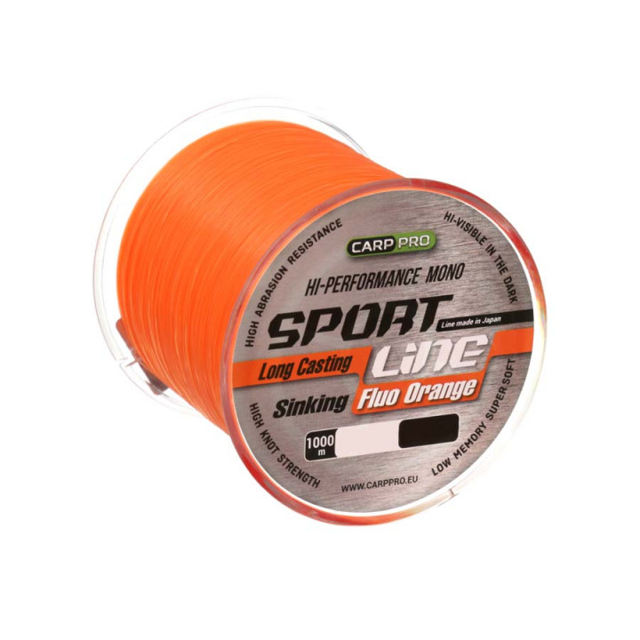 Лісочка Carp Pro Sport Line 0.31mm 1000m Fluo Orange