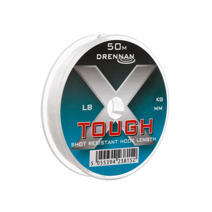 Леска Drennan X-Tough Hooklink 50m 0.10mm