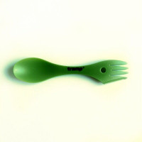 Ложка-вилка (ловилка) пластмассовая Tramp Зелёный