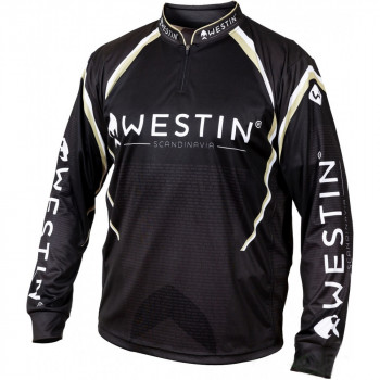 Чоловічий лонгслів Westin LS Tournament Shirt L Black/Grey