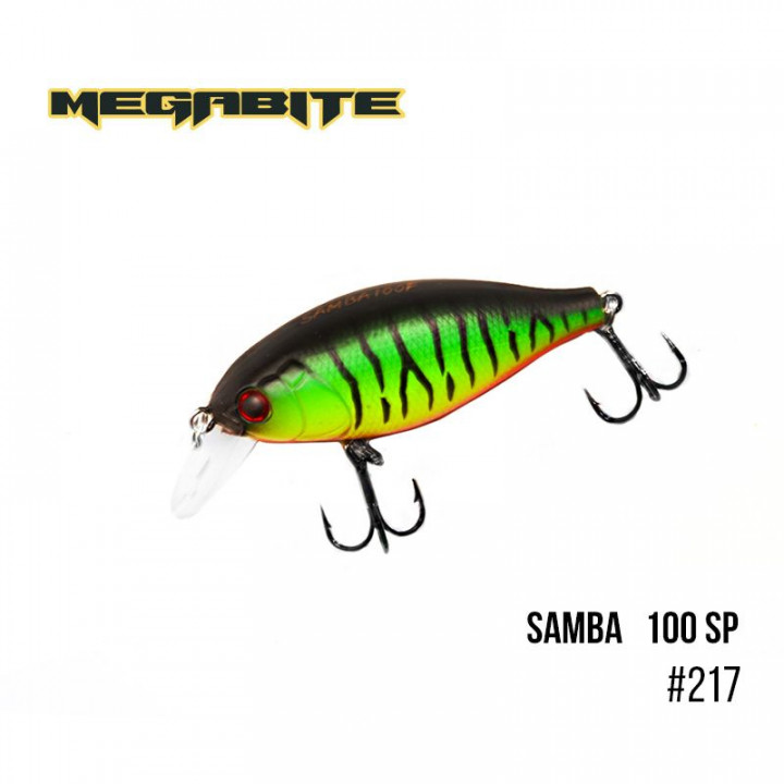 Воблер Megabite Samba 100 SP 60mm 14.8g до 1m 217