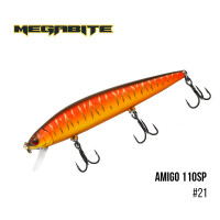 Воблер Megabite  Amigo 110 SP 110mm 14.3g до 1m 21