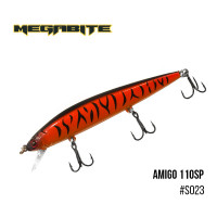 Воблер Megabite Amigo 110 SP 110мм 14.3g до 1м S023