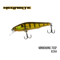 Воблер Megabite Minnowing 70мм 6.5g до 1м 244