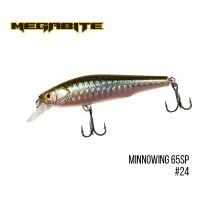 Воблер Megabite Minnowing 65mm 5.4g до 0.8m 24
