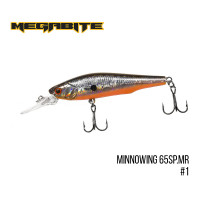 Воблер Megabite Minnowing 65мм 5.5g до 1.5м 1