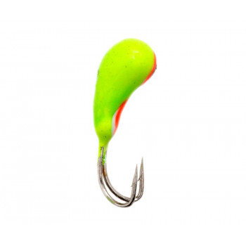 Мормышка вольфрамовая Flagman Коза Чесночинка с отв. крашеная фосф. 3.00mm 256P