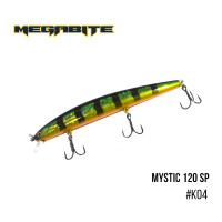 Воблер Megabite Mystic 120мм 14.8g до 0.5м K04