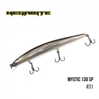 Воблер Megabite Mystic 130mm 18.4g до 0.5m 31