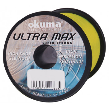 Лісочка Okuma Ultramax 4oz 1174m 12lbs 5.4kg 0.32mm Flour Yellow