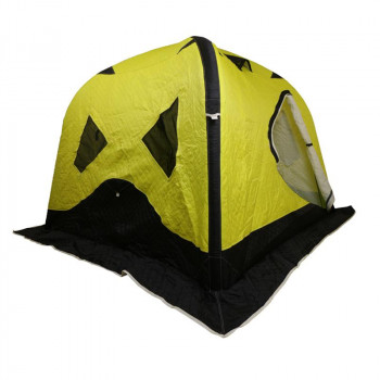 Палатка зимняя надувная Fishing Roi 220*220*185 жёлтая