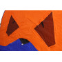 Палатка зимняя надувная Fishing Roi 250*250*205 оранжево-синяя